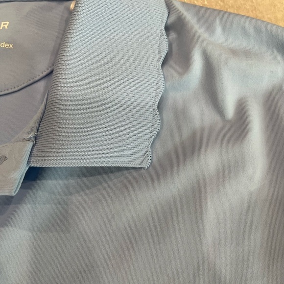 [XL] Peter Millar Women Opal Sky Blue L/S Polo Jersey Shirt UPF50 - Picture 9 of 12